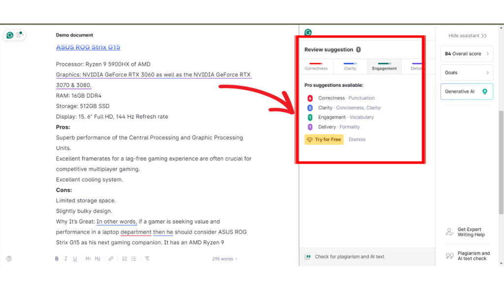 Best Free AI Websites for Students-Grammarly website Best Free AI Websites for Students-Grammarly website